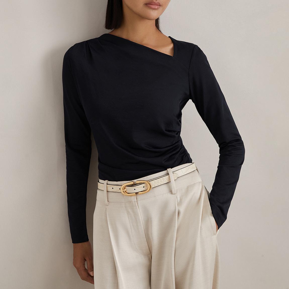 Navy Sandy Cut Out Top main product photo