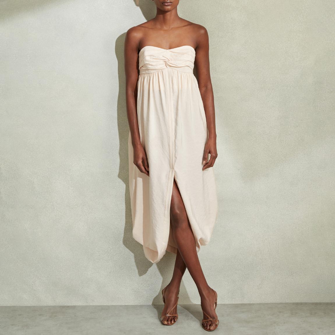 Nude Evanna Bubble Hem Midi Dress main product photo