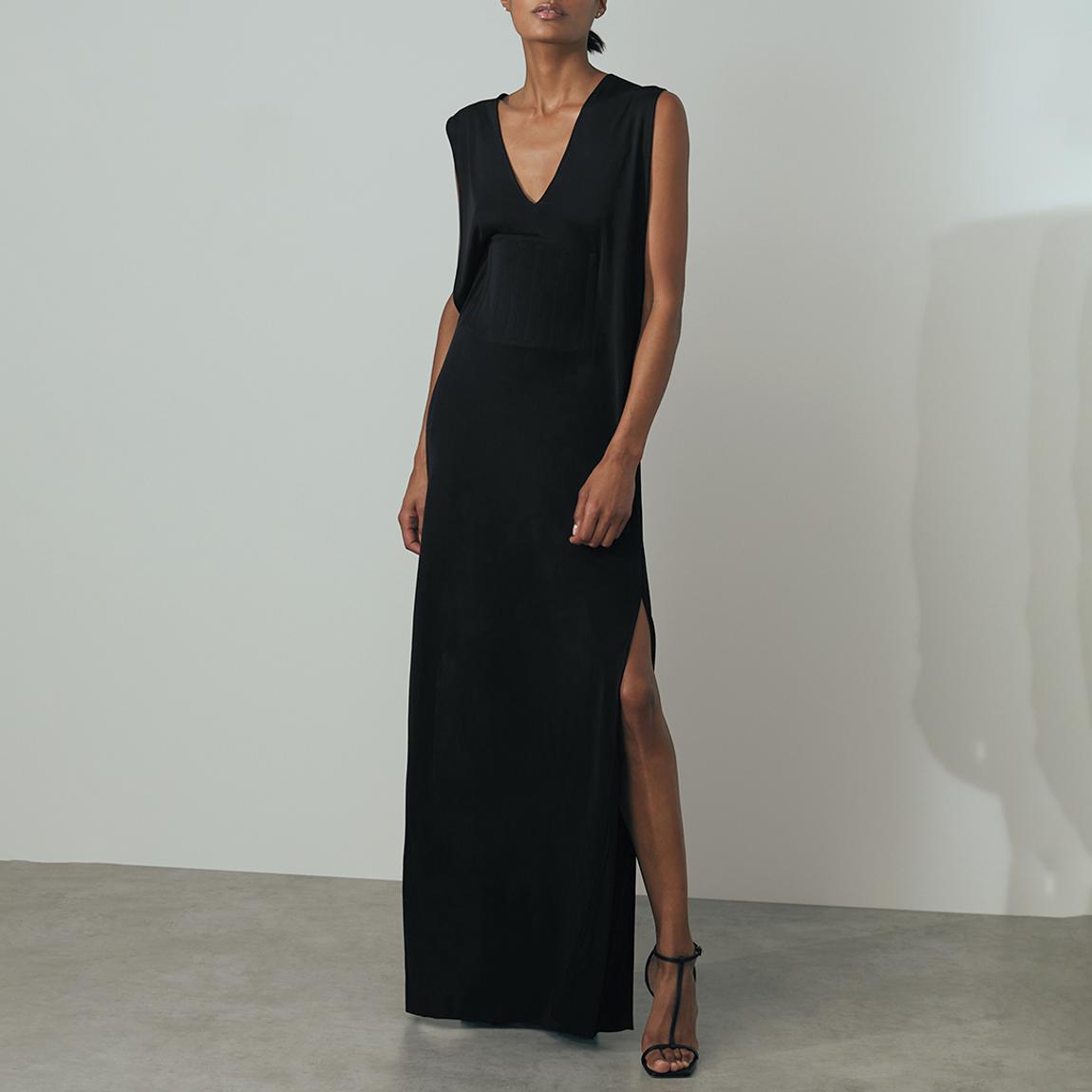 Black Lucia Jersey Dress main product photo