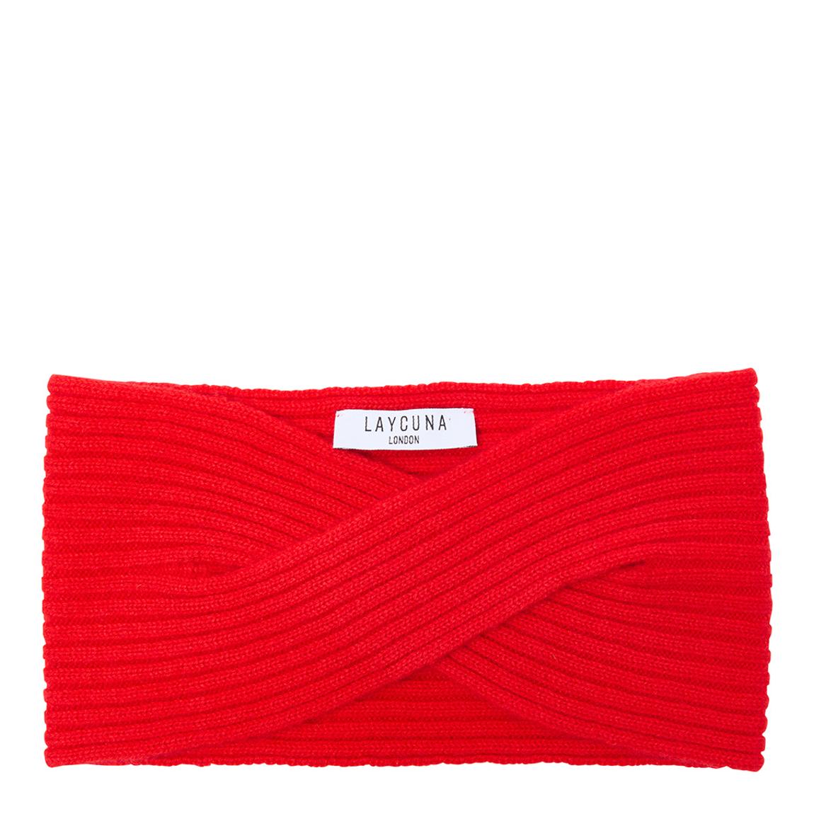 Red Cashmere Twist Headband main product photo