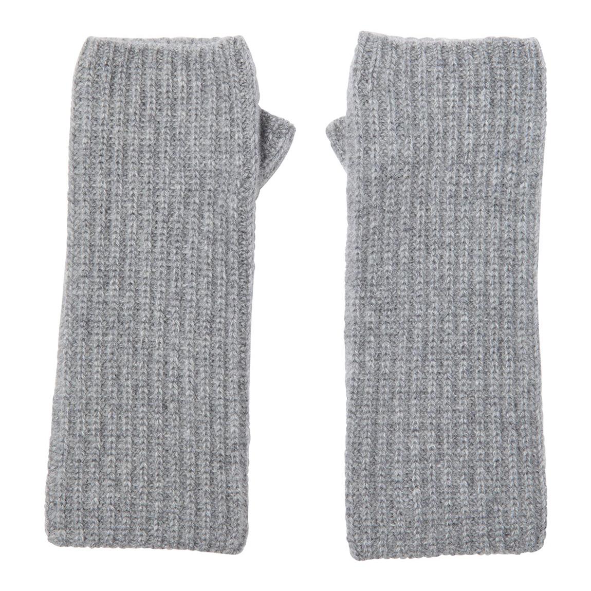 Grey Cashmere Fingerless Gloves main product photo