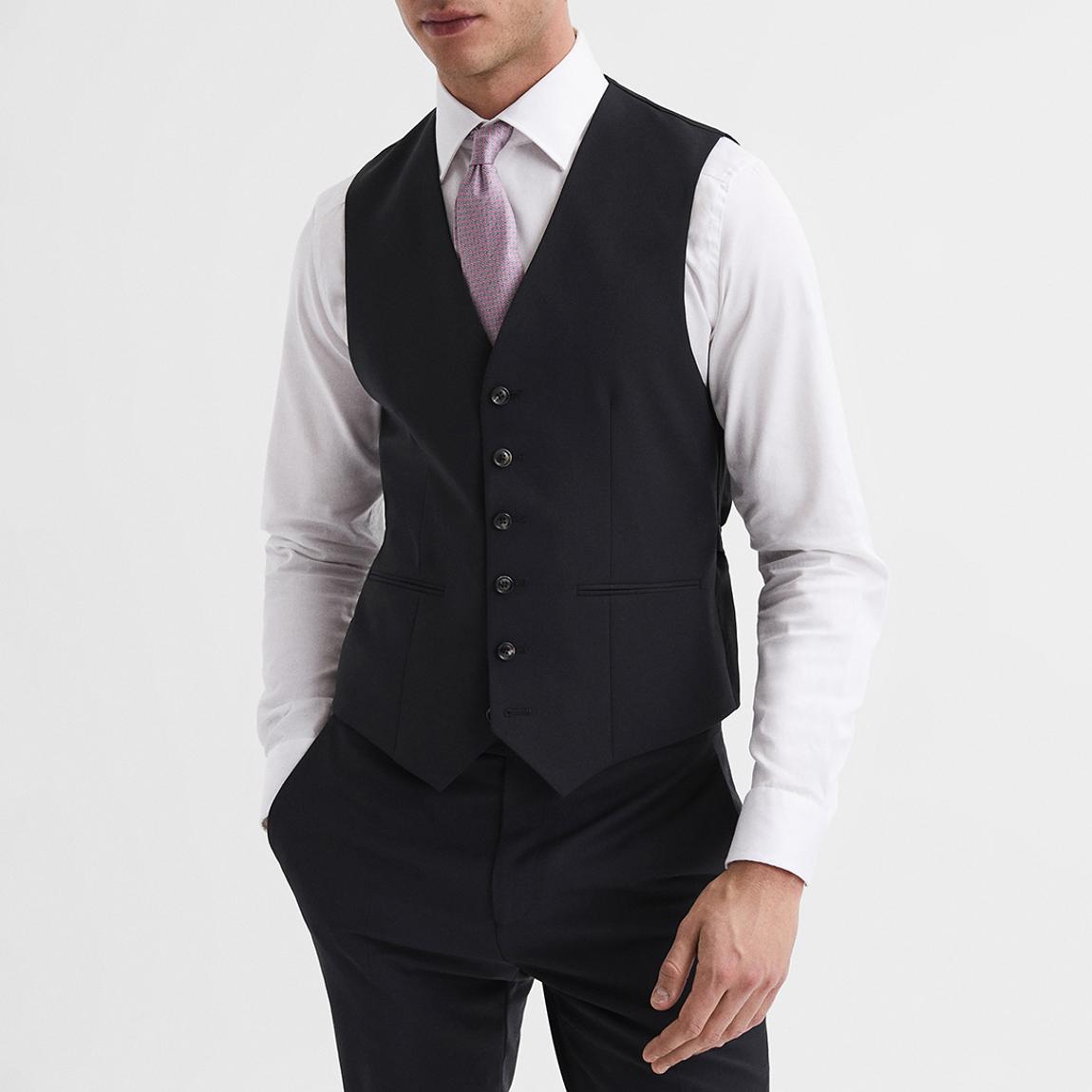 Black Hope Wool Blend Waistcoat main product photo
