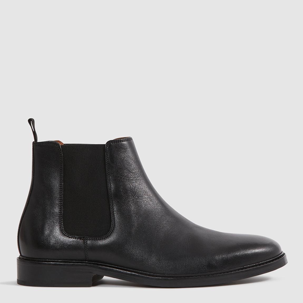 Black Renor Leather Chelsea Boots main product photo