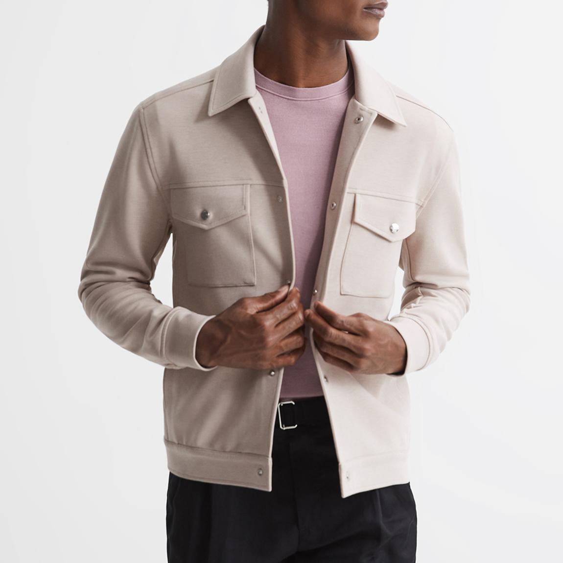 Beige Jerry Interlock Overshirt main product photo