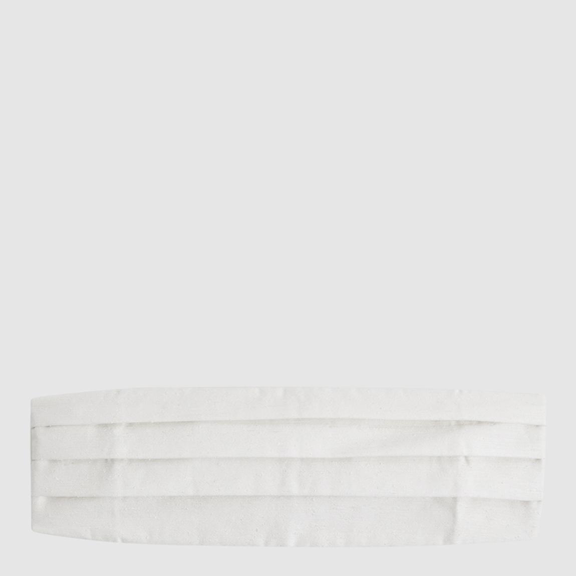 Ecru Parma Silk Blend Cummerbund main product photo