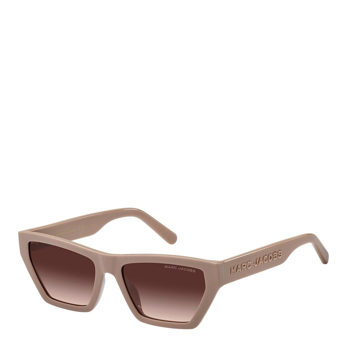Blue Gold Rectangular Sunglasses 55mm main product photo
