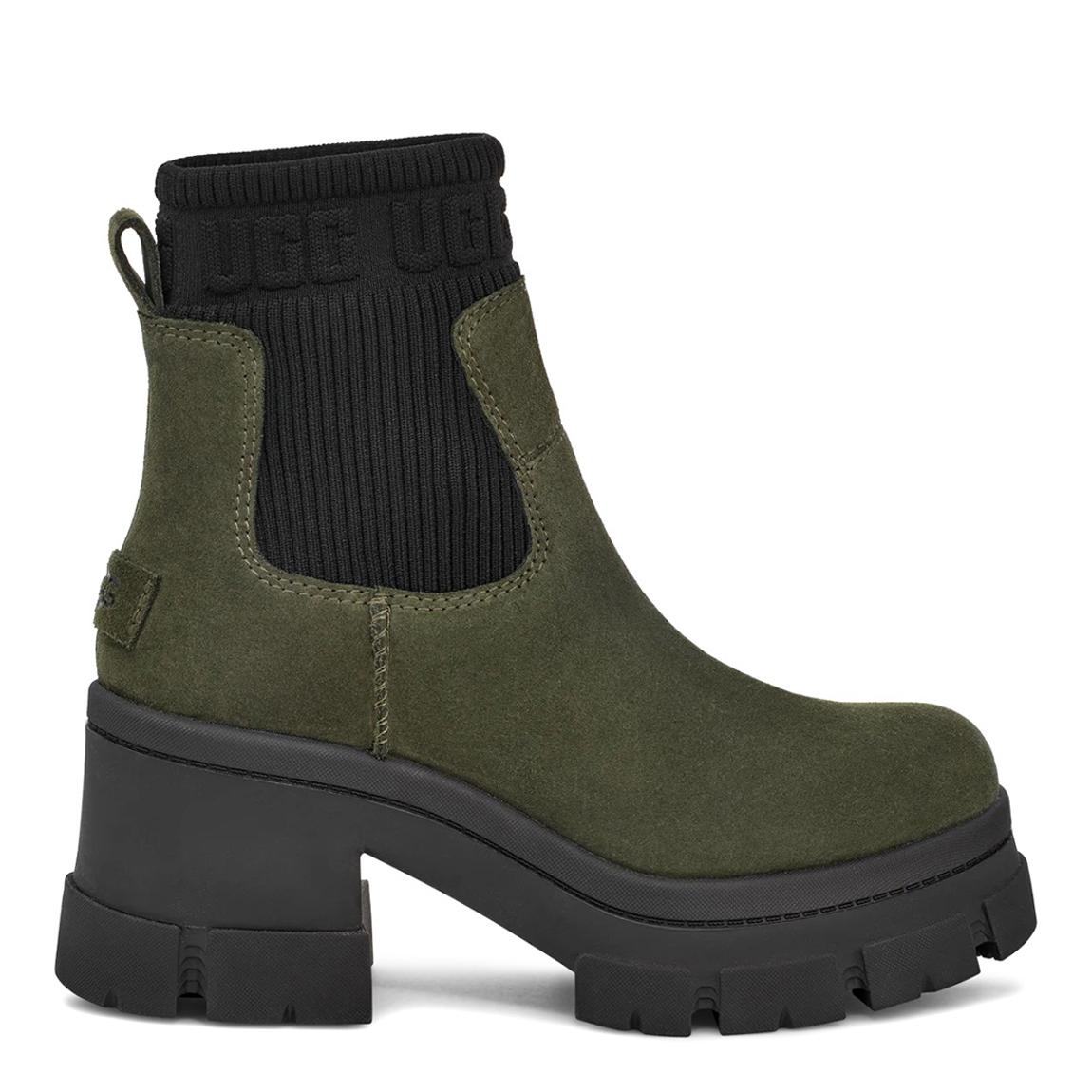 Khaki Brooklyn Heeled Chelsea Boots main product photo