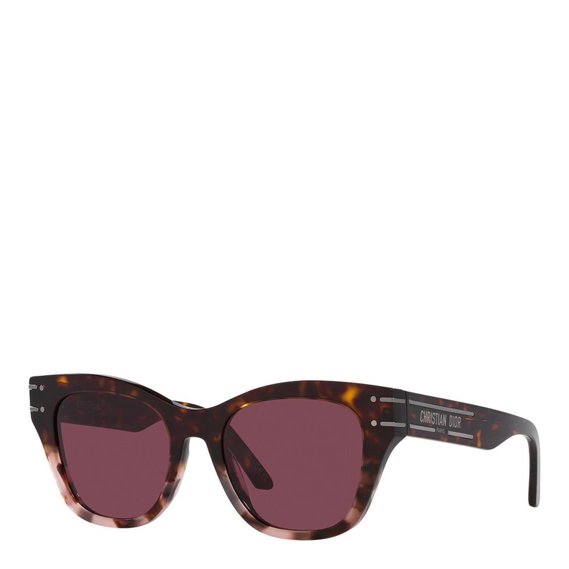 Women's Brown Christian Dior Sunglasses 52mm main product photo