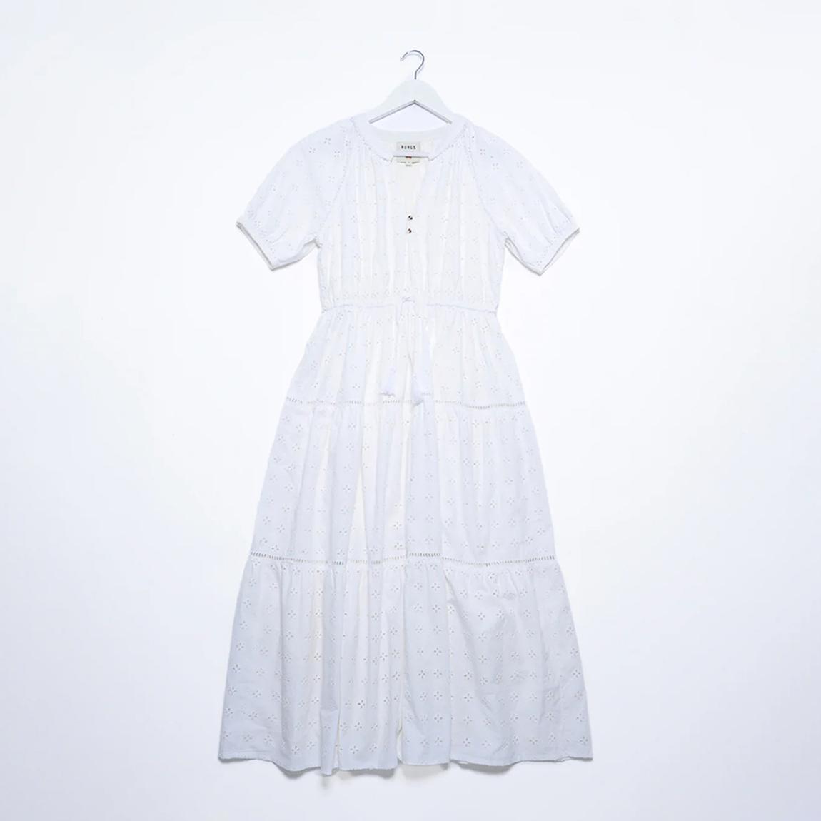 White Brooks Cotton Dress main product photo