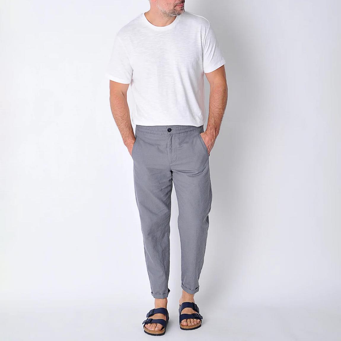 Grey Treal Pull On Trousers main product photo