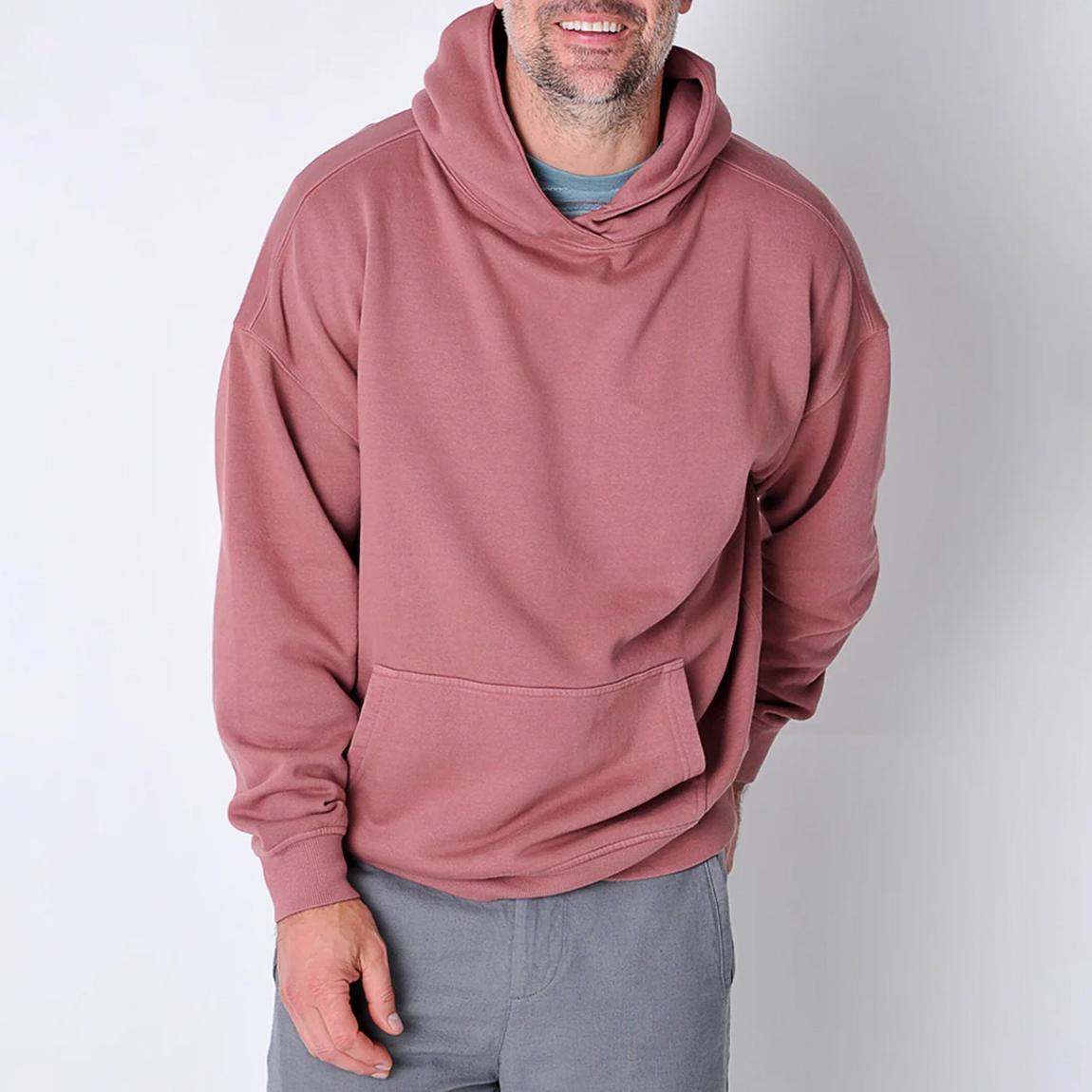 Rust Berwick Oversized Cotton Hoodie main product photo