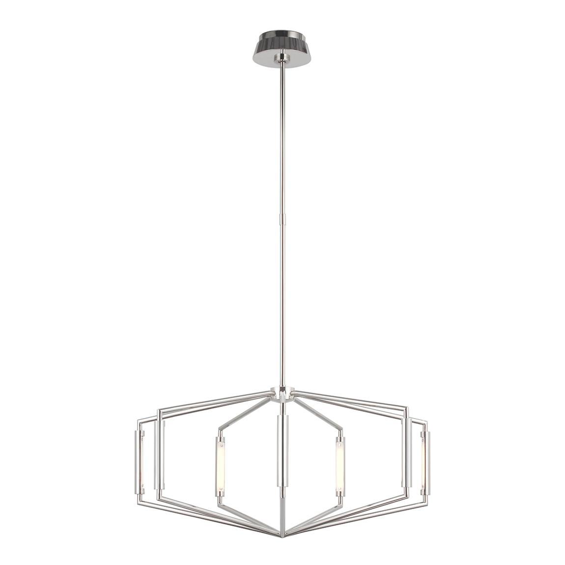 Appareil 30" Low Profile Chandelier in Polished Nickel main product photo