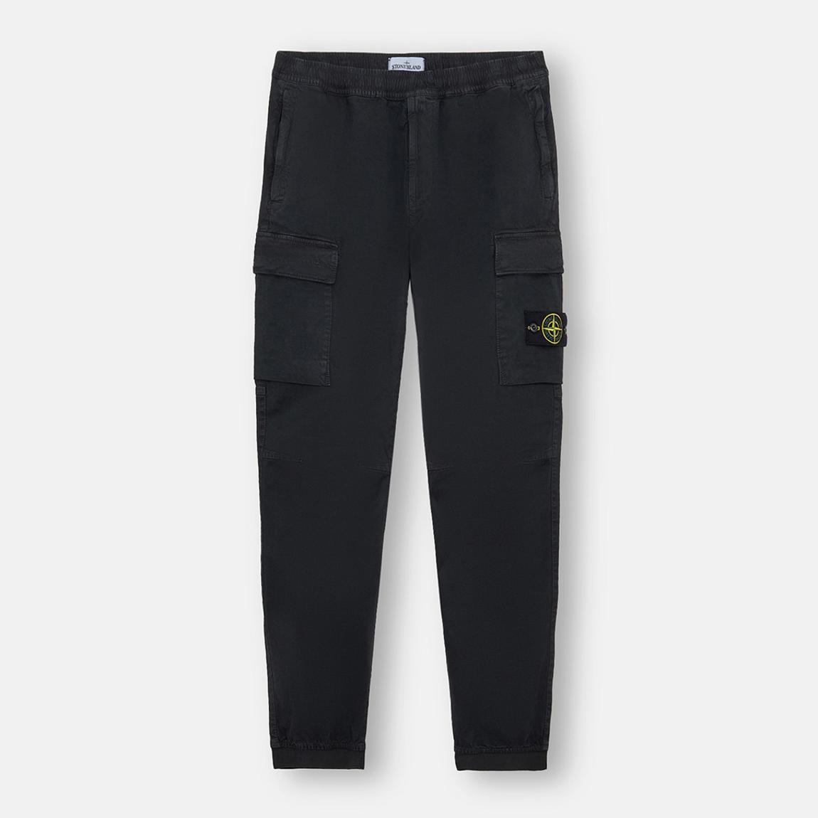 Black Cotton Blend Trousers main product photo