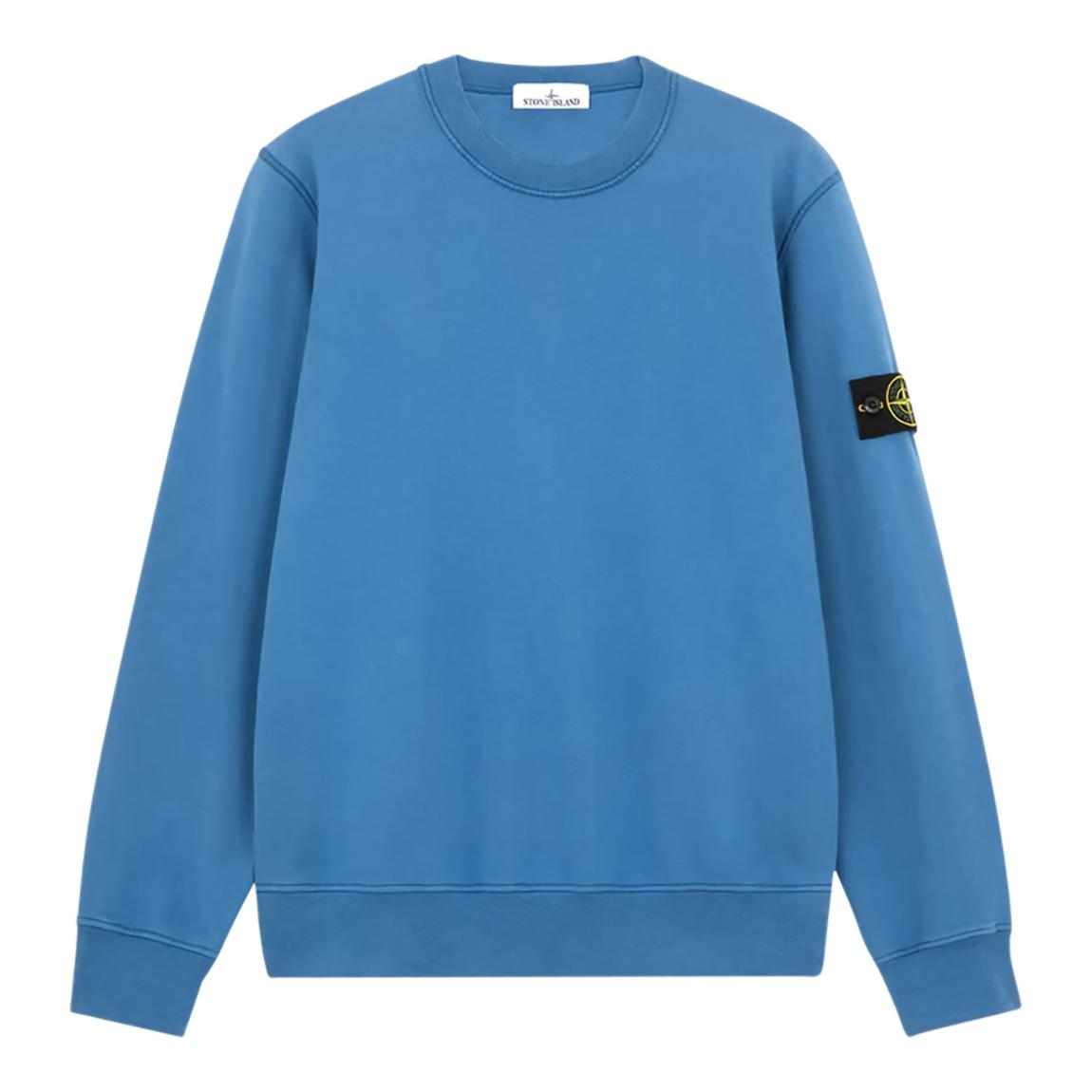 Blue Fleece Cotton Sweatshirt main product photo