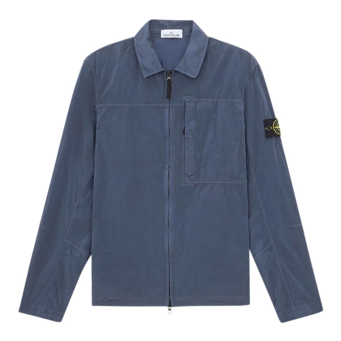 Blue Two Way Zip Overshirt main product photo