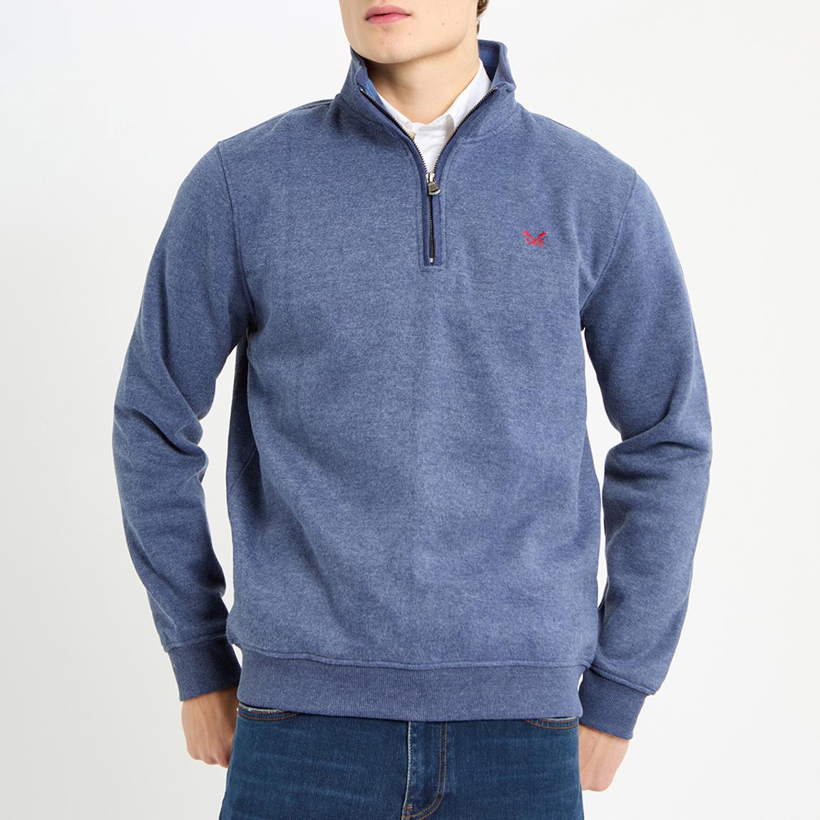Rustic Blue 1/2 Zip Sweat main product photo