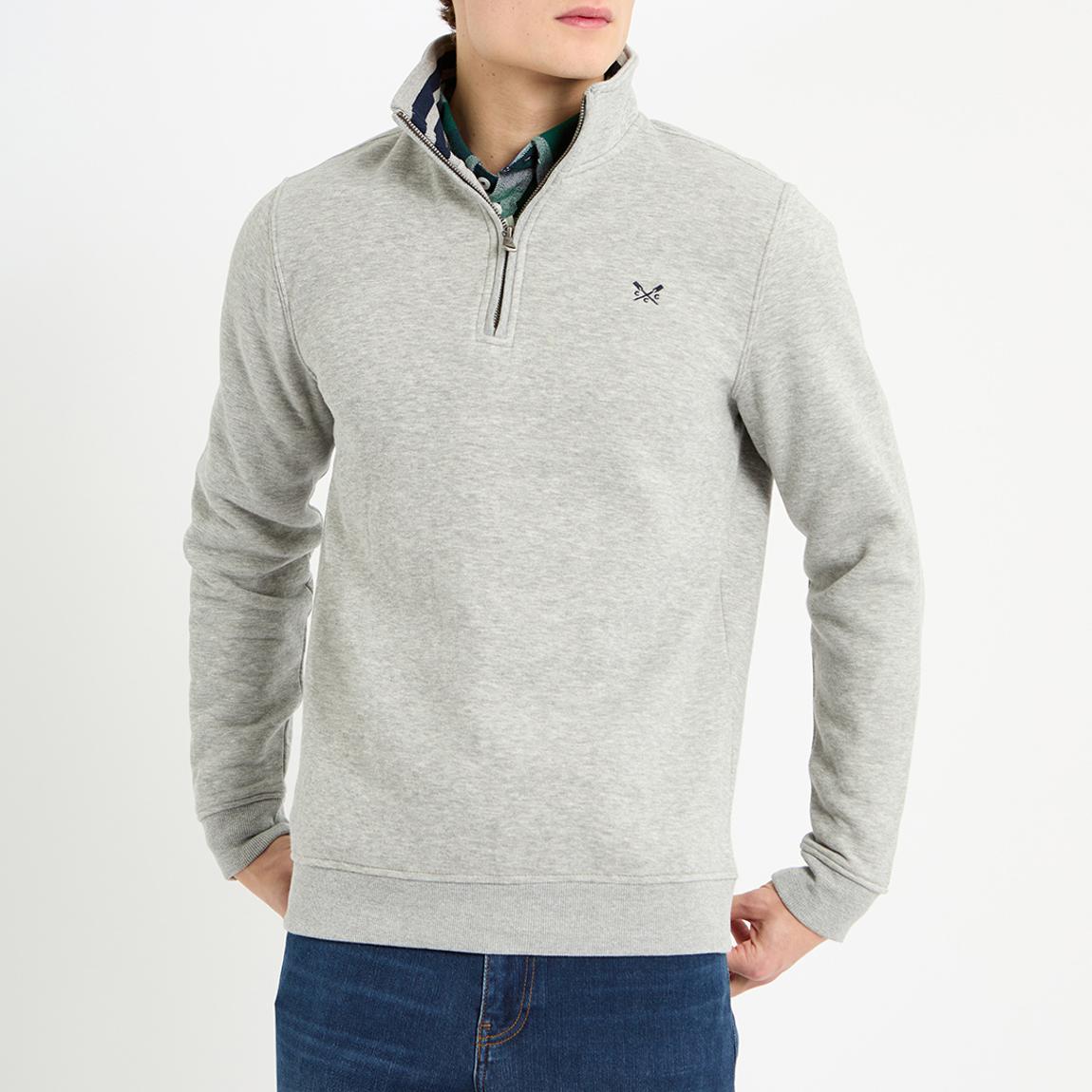 Grey 1/2 Zip Sweatshirt main product photo