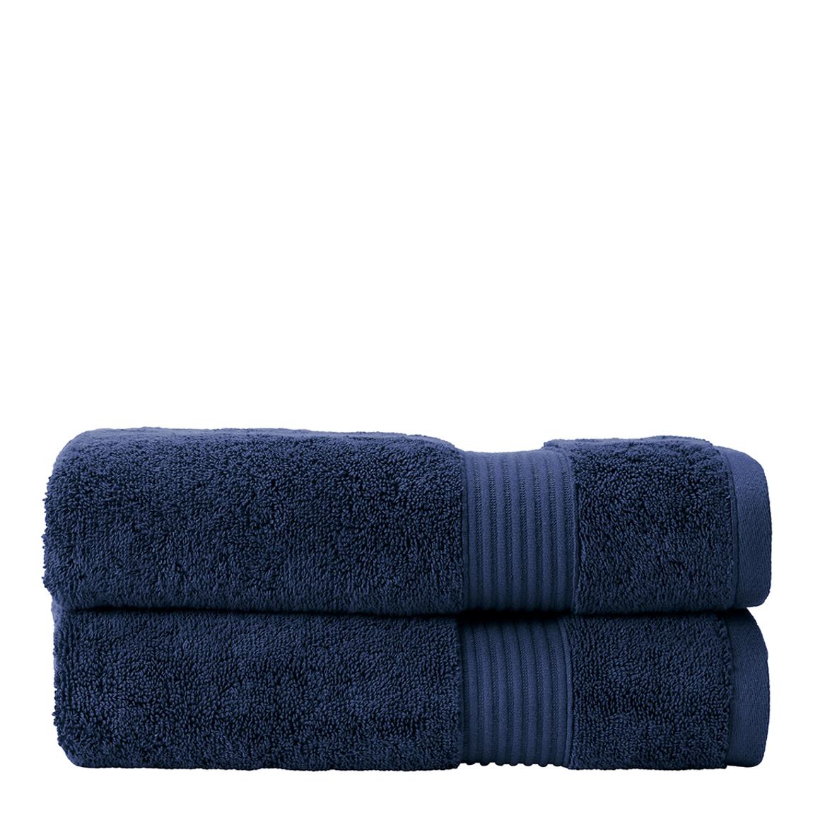 Ambience Pair of Hand Towels, Midnight Blue main product photo