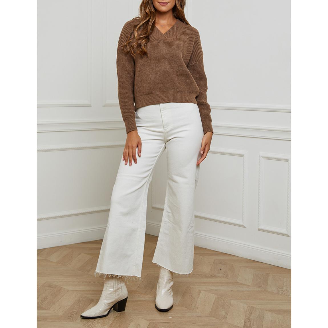 Coffee Cashmere Blend Jumper main product photo