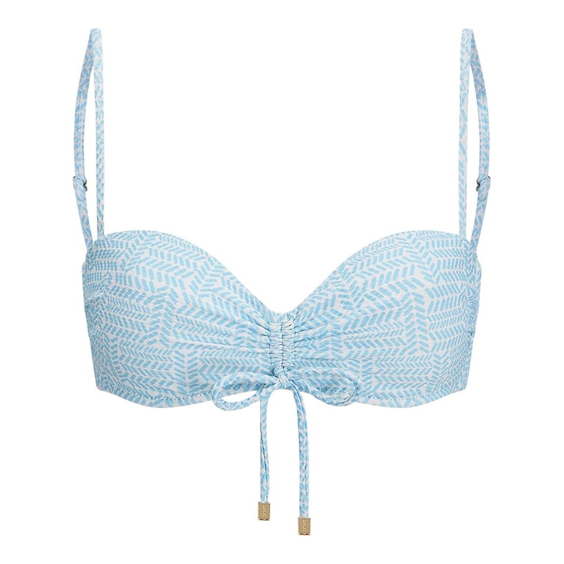 Blue & Multi Zanzibar Structured Bandeau Top main product photo