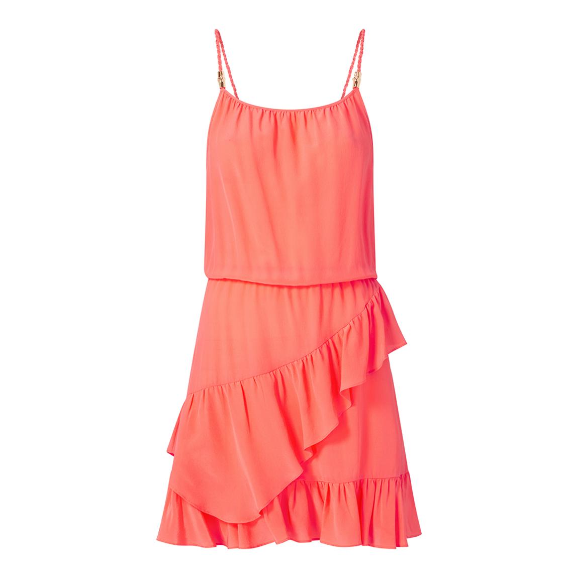 Tortola Silk Mini Frill Dress main product photo