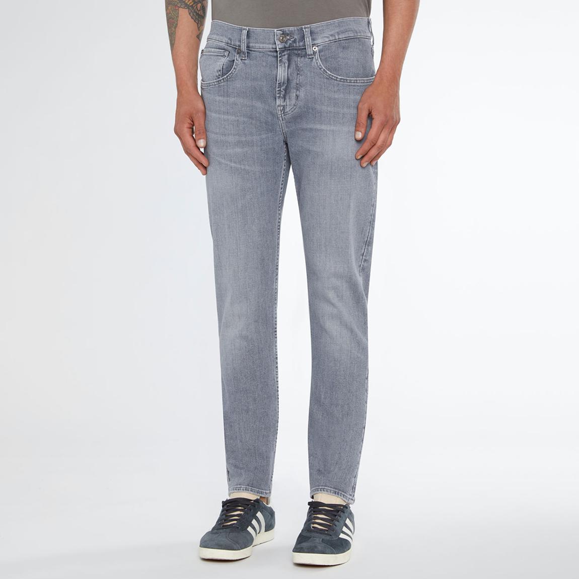 Light Grey Slimmy Tapered Stretch Jeans main product photo