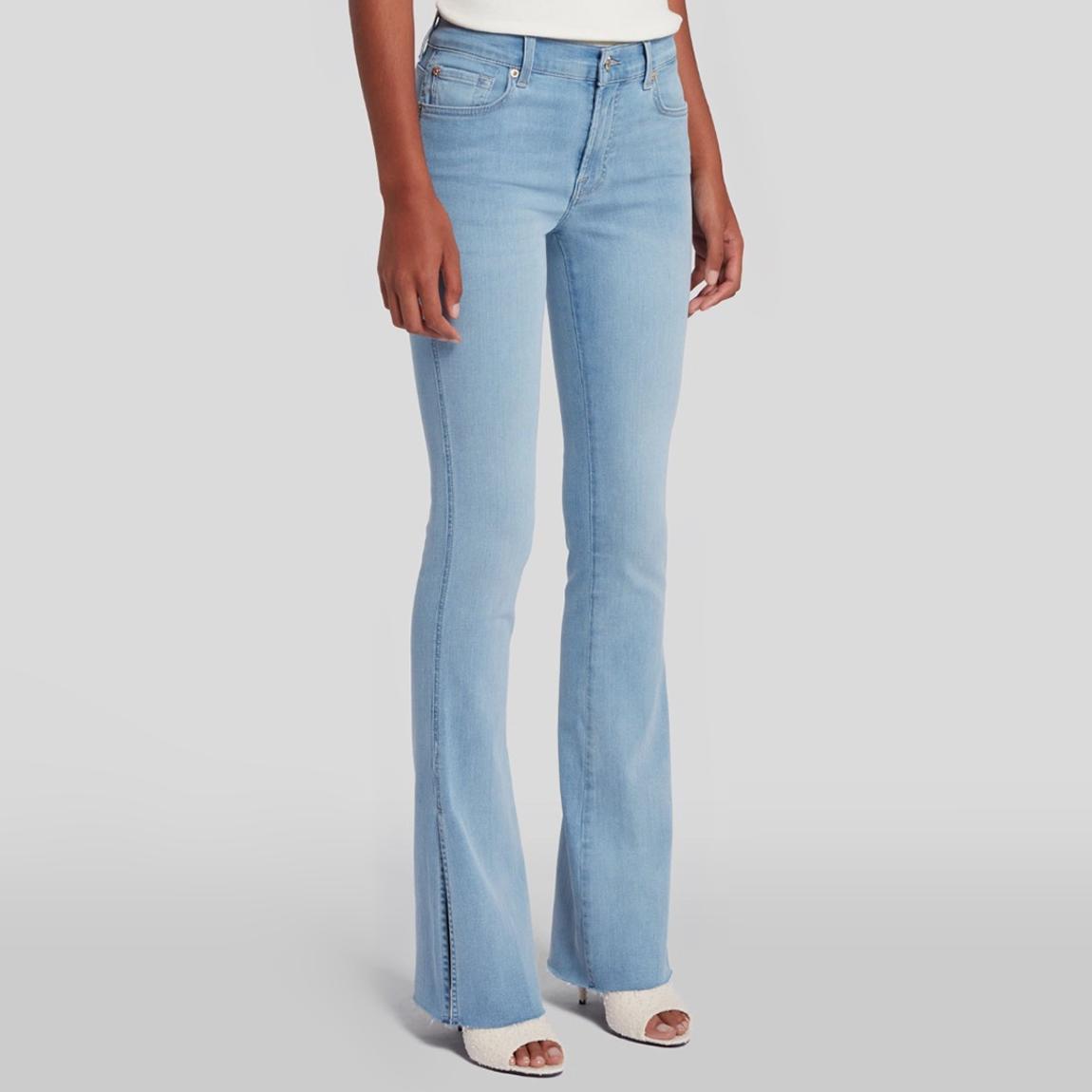 Light Blue Bair Tailorless Bootcut Stretch Jeans main product photo