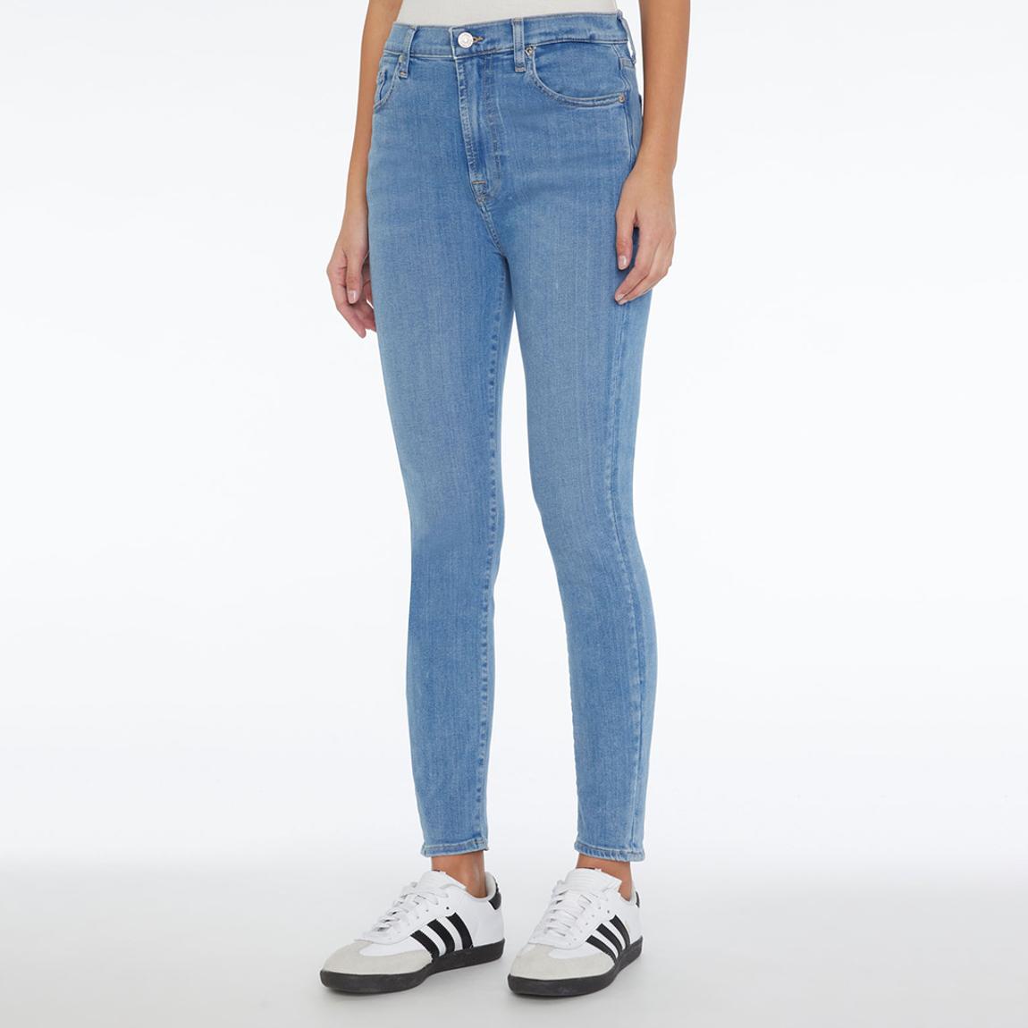Blue Ankle Skinny Slim Stretch Jeans main product photo