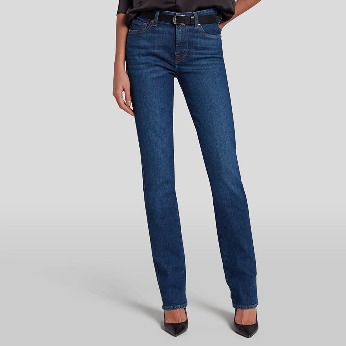 Dark Blue Kimmie Straight Slim Stretch Jeans main product photo