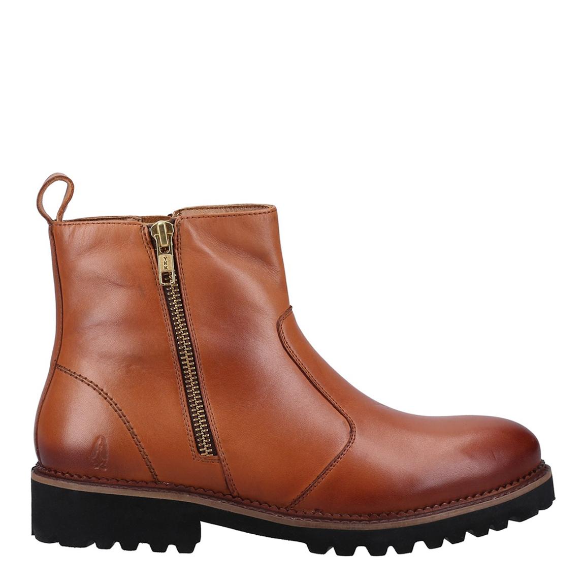 Women's Tan Grace Zip Ankle Boots main product photo