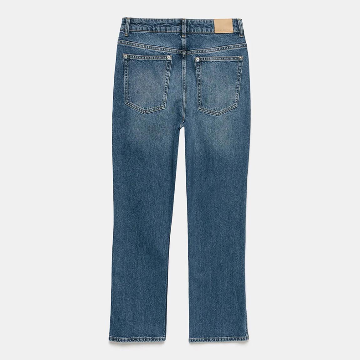 Indigo Split Hem Slim Jeans main product photo