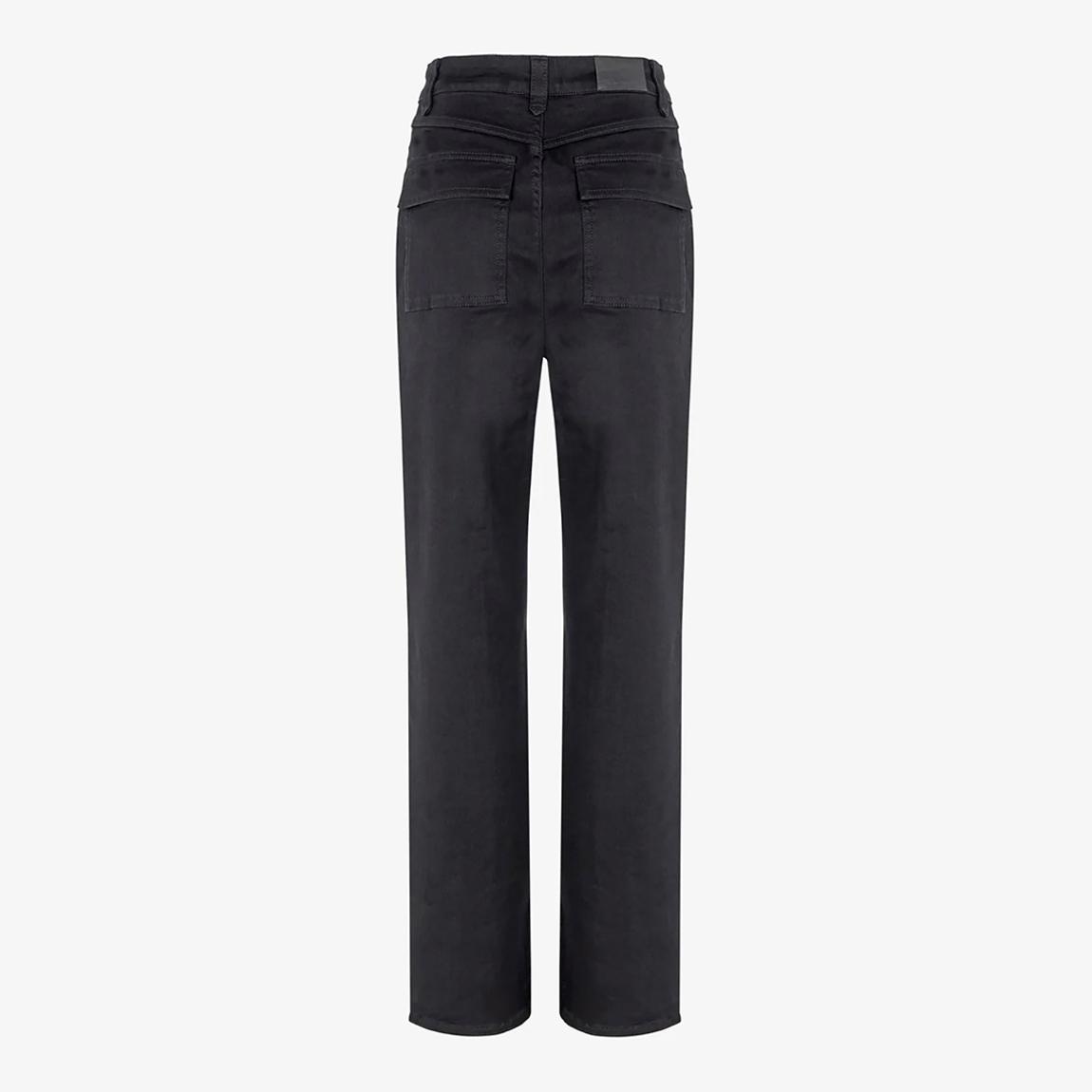 Black Straight Cargo Jeans main product photo