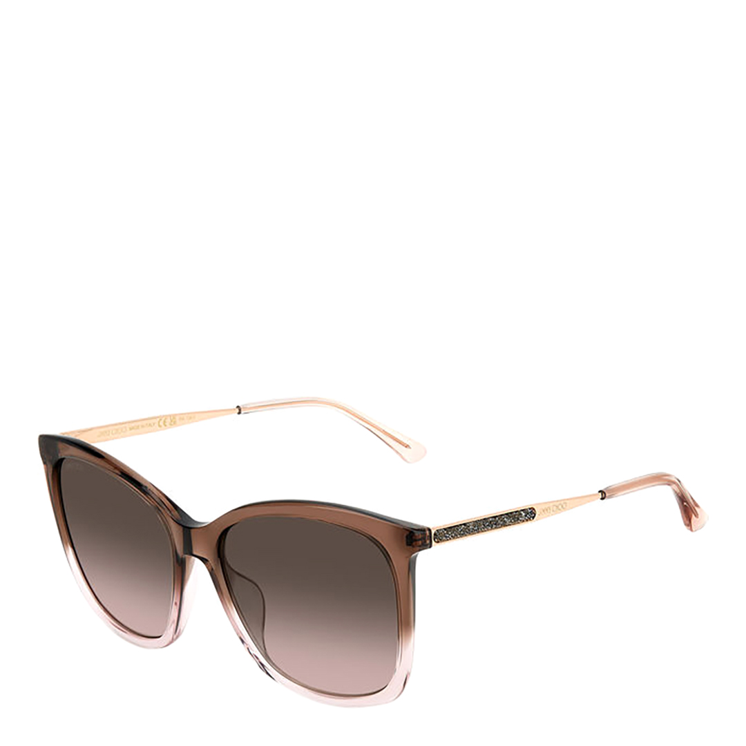 Brown Nude Square Sunglasses 57mm main product photo