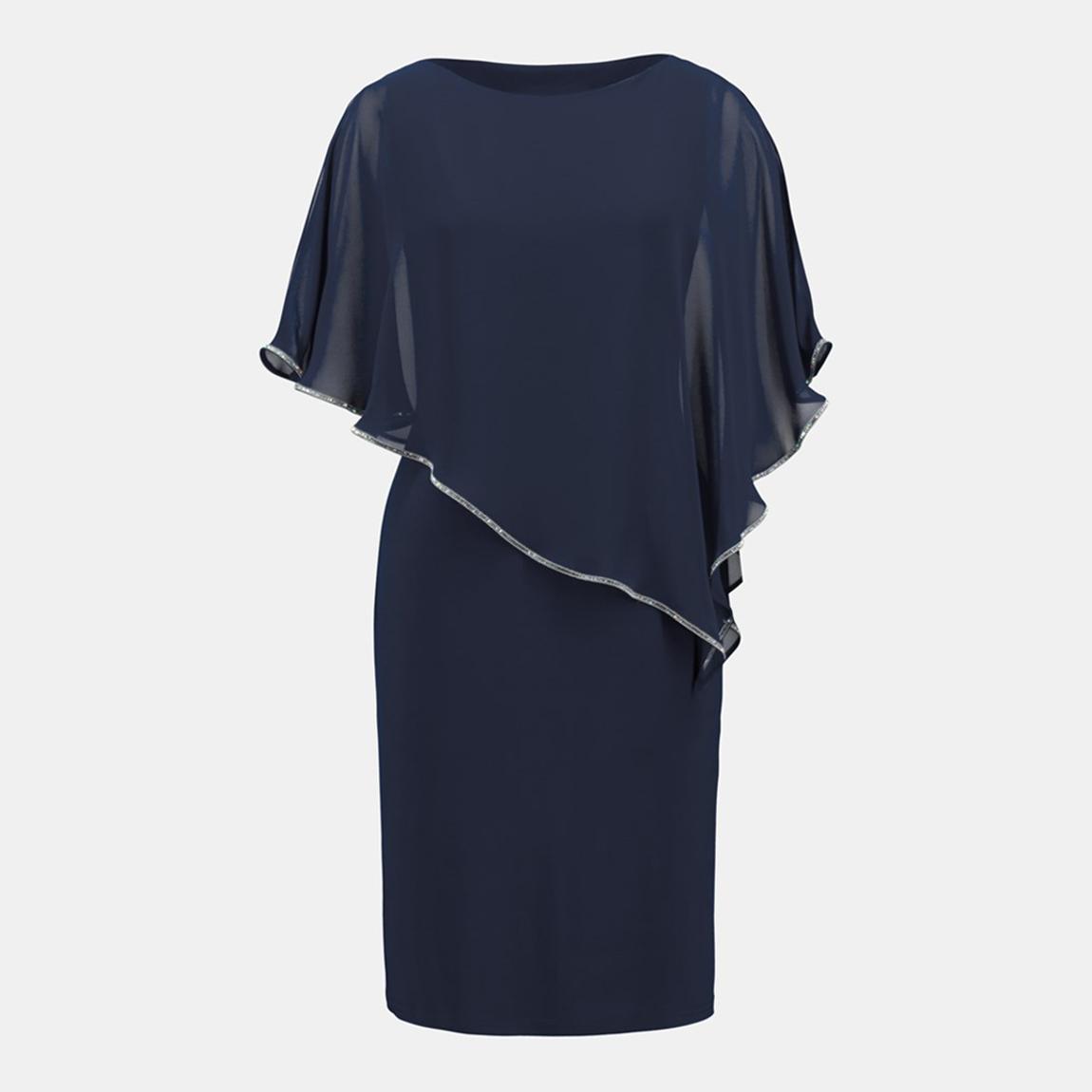 Navy Shawl Dress main product photo