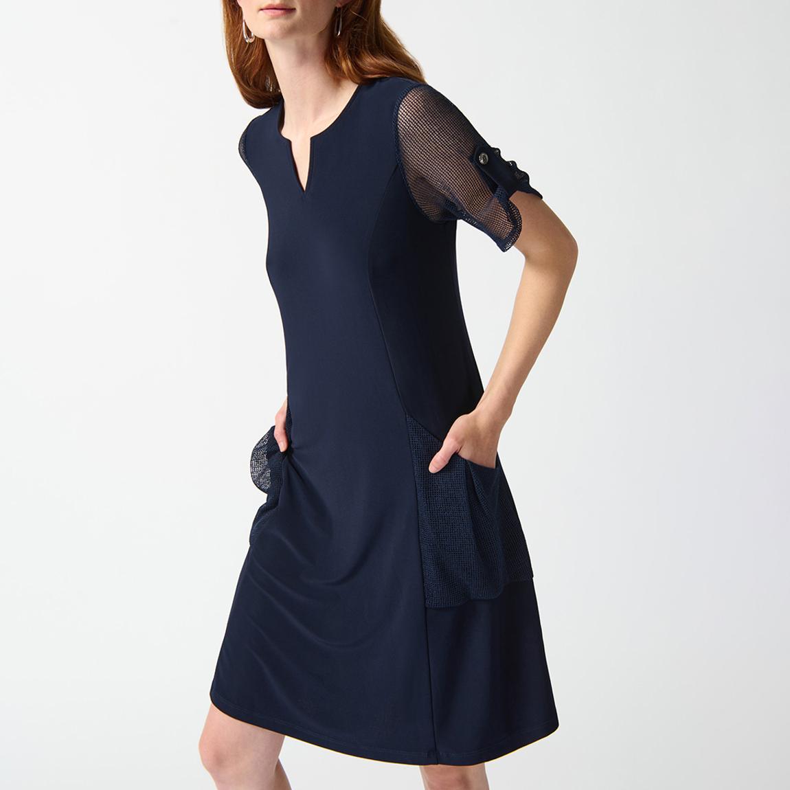 Navy Pocket Midi Dress main product photo
