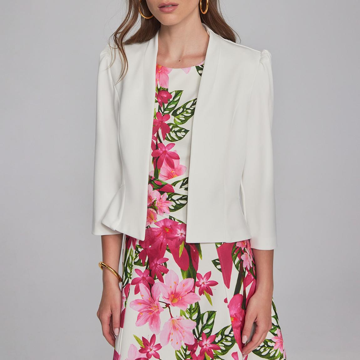 Cream Cropped Jacket main product photo