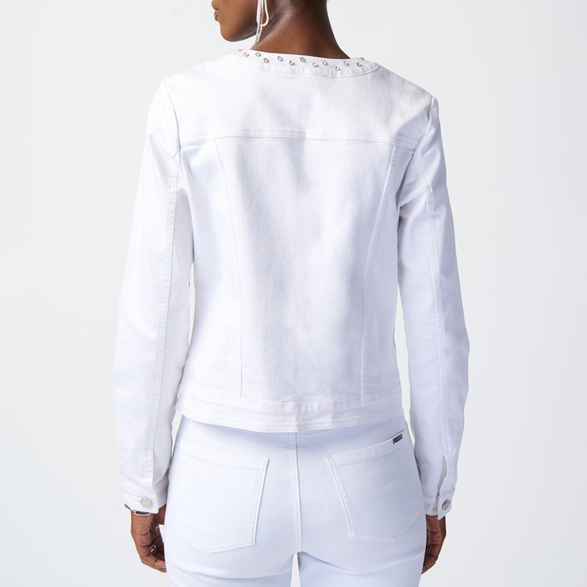 White Embellished Jacket main product photo