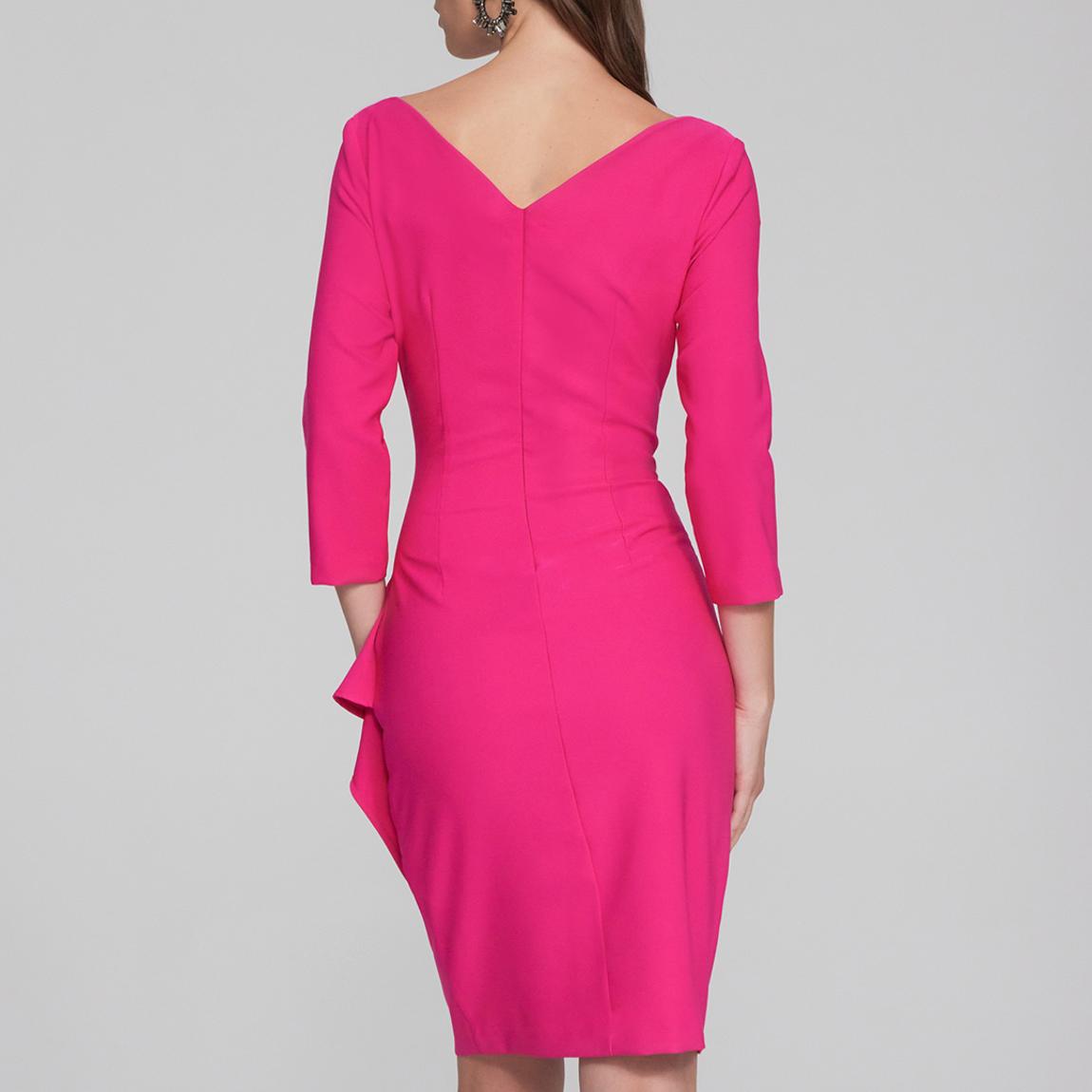 Pink Fitted Midi Dress main product photo