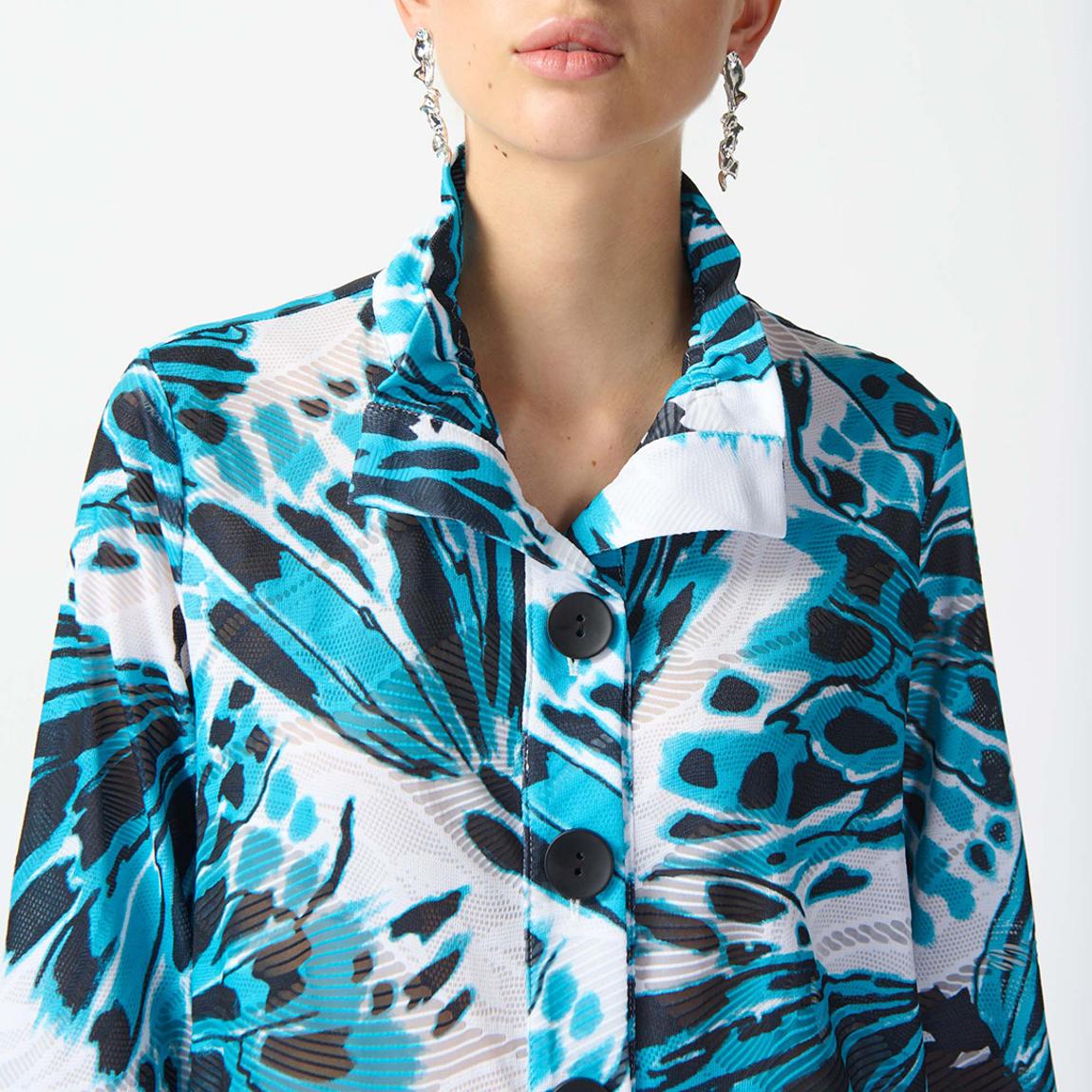 Blue Printed Blouse main product photo