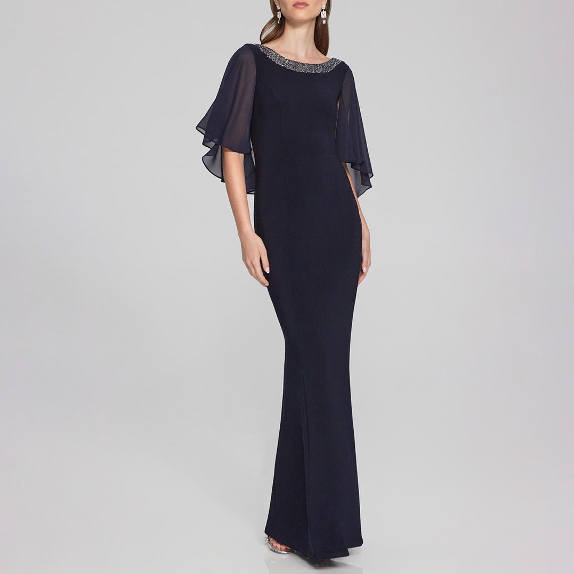 Navy Shawl Maxi Dress main product photo