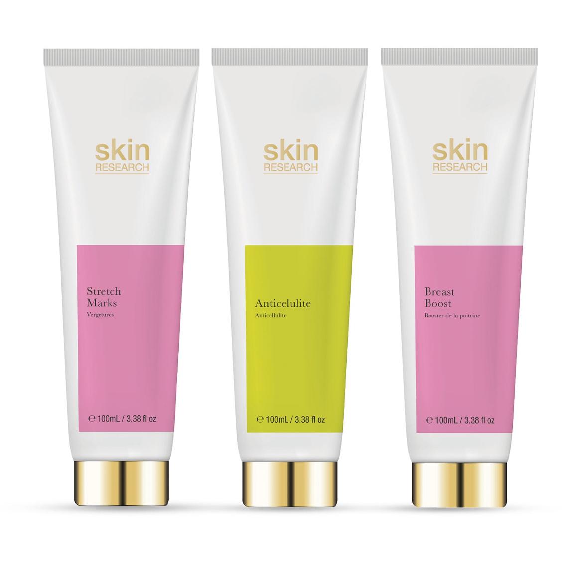 Skin Research Anti-Ageing Stretch Mark Cream + Breast Boost + Anticellulite Cream 100ml main product photo