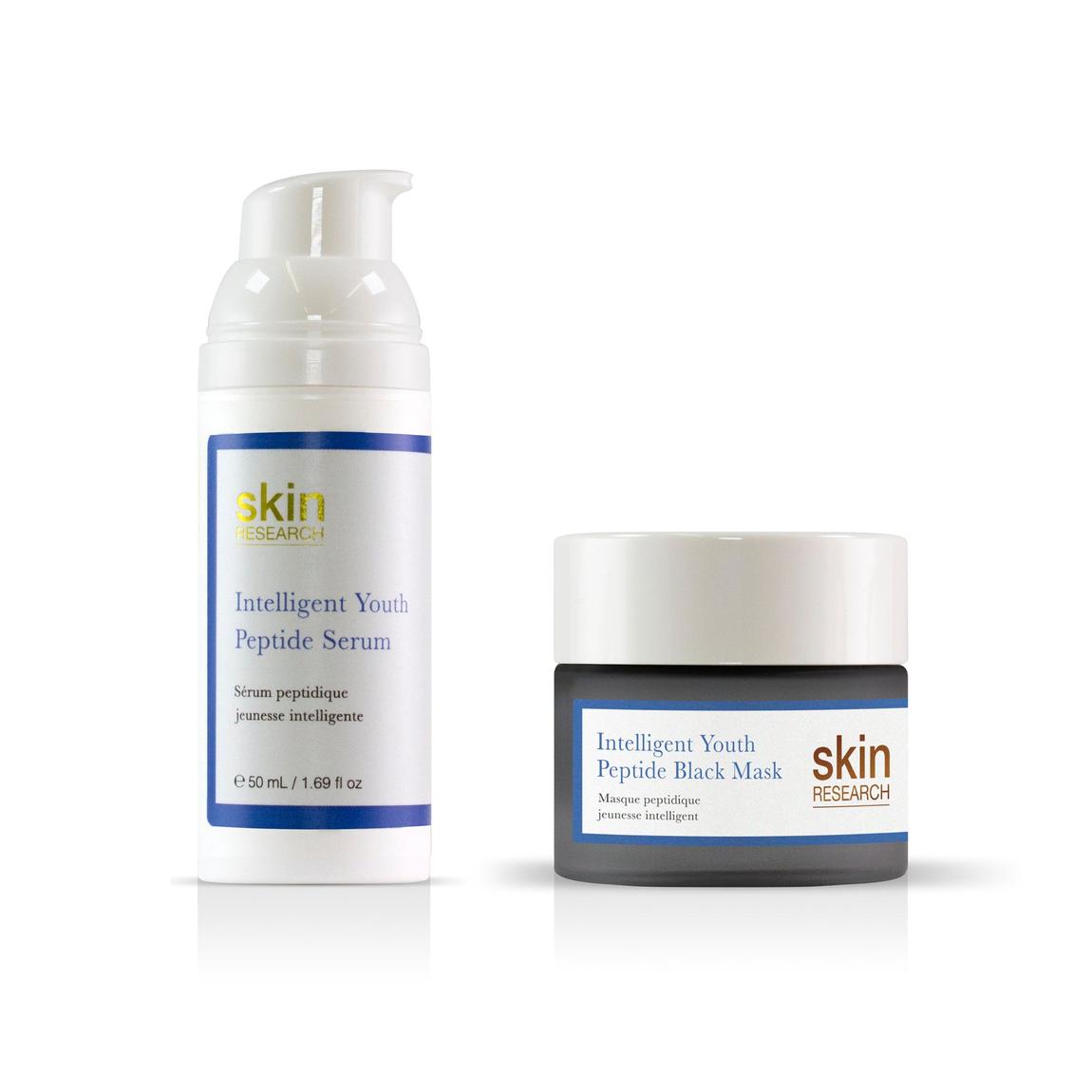 Skin Research Intelligent Youth Peptide Anti-Ageing Serum & Mask Kit main product photo