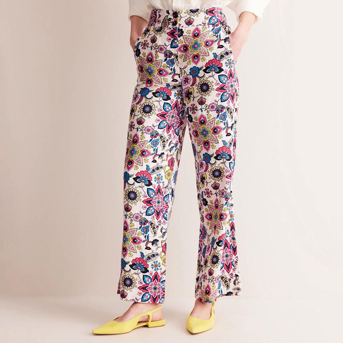 Multi Westbourne Linen Trousers main product photo
