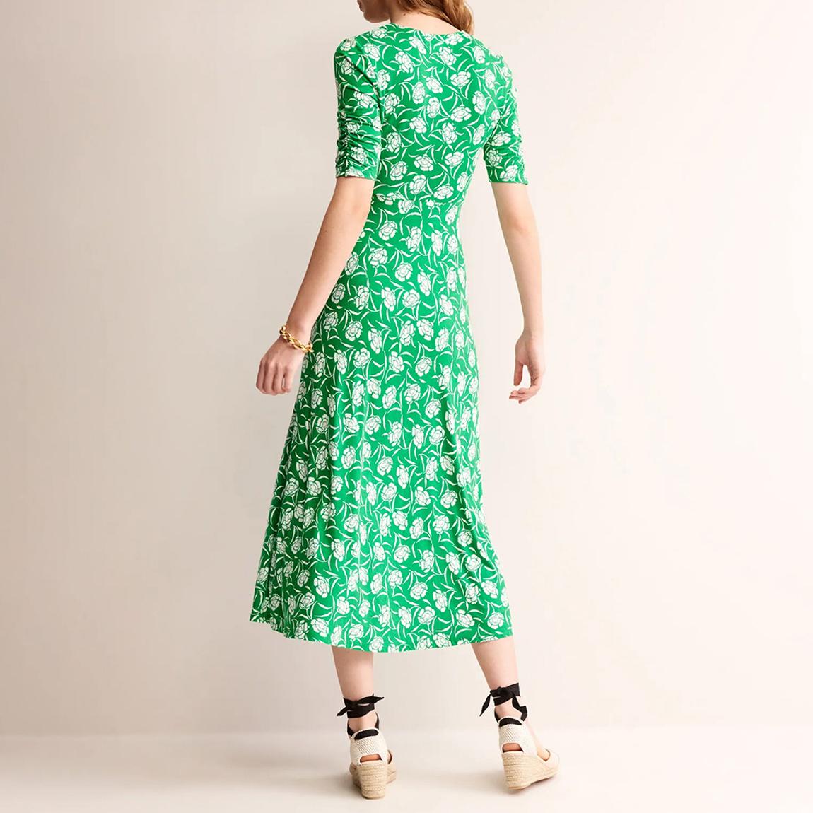 Green Rebecca Jersey Midi Dress main product photo