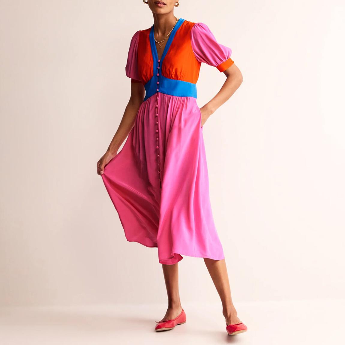 elsa midi tea dress BODEN Elsa Midi Tea Dress
