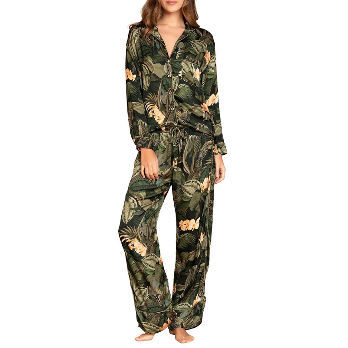 Green Vintage Blossom Dandelion Pyjama Set main product photo
