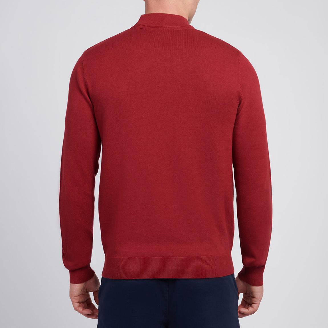 Red Roll Neck Cotton Top main product photo