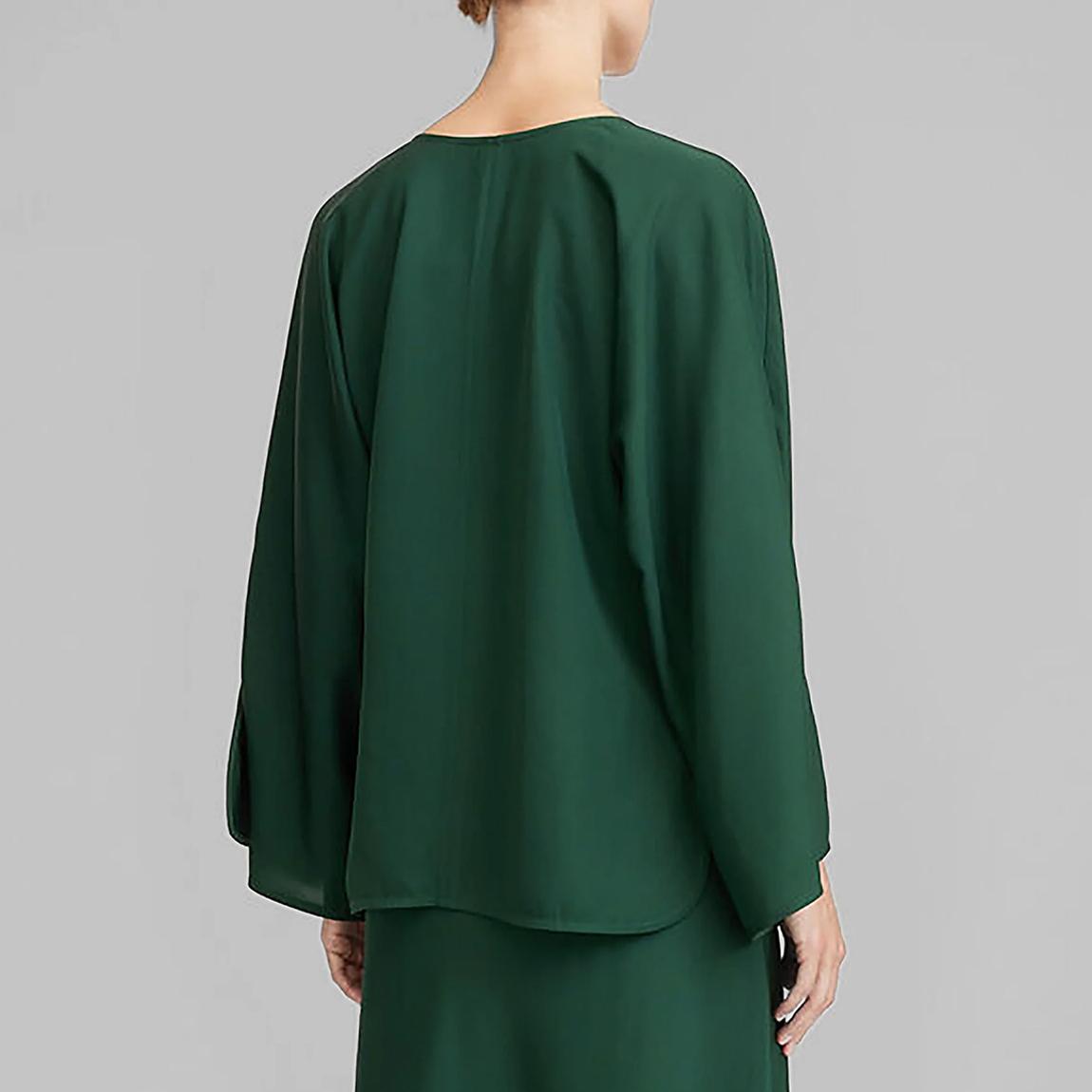 Deep Green Calias Blouse main product photo