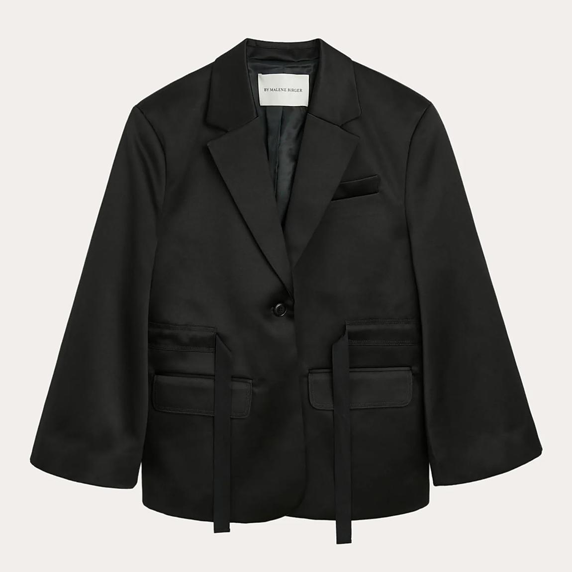Black Biento Drawstring Jacket main product photo