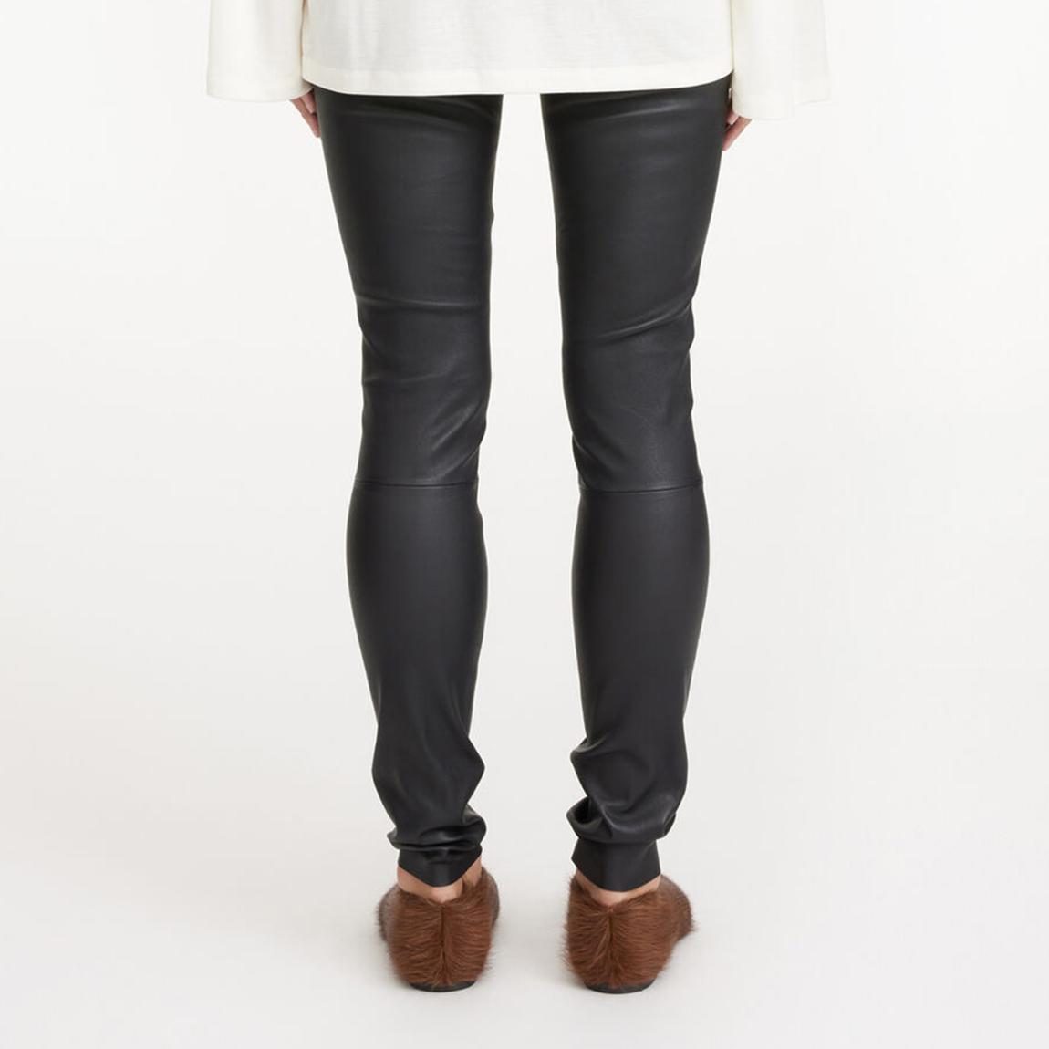 Black Leather Elenasoo Trouser main product photo
